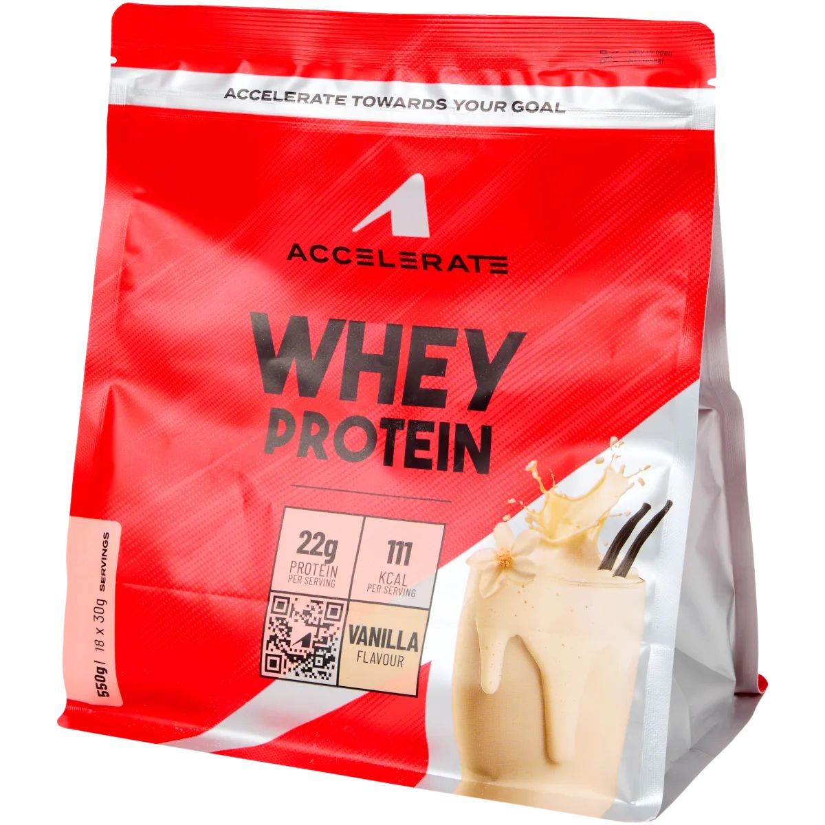 Accelerate Whey Protein – Vanilla – 21g Protein