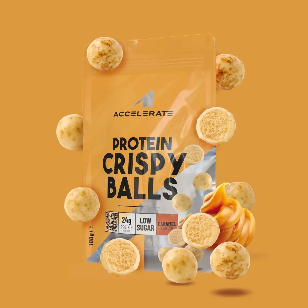ACCELERATE Protein Crispy Balls – كراميل